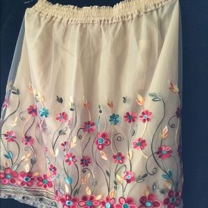 August silk skirt